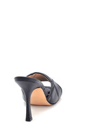 Women's Heeled Leather Slippers | Derimod