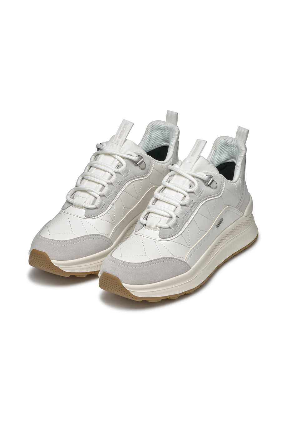 Geox Kadın Beyaz Spherica Actif X2 Abx Bağcıklı Waterproof Sneaker