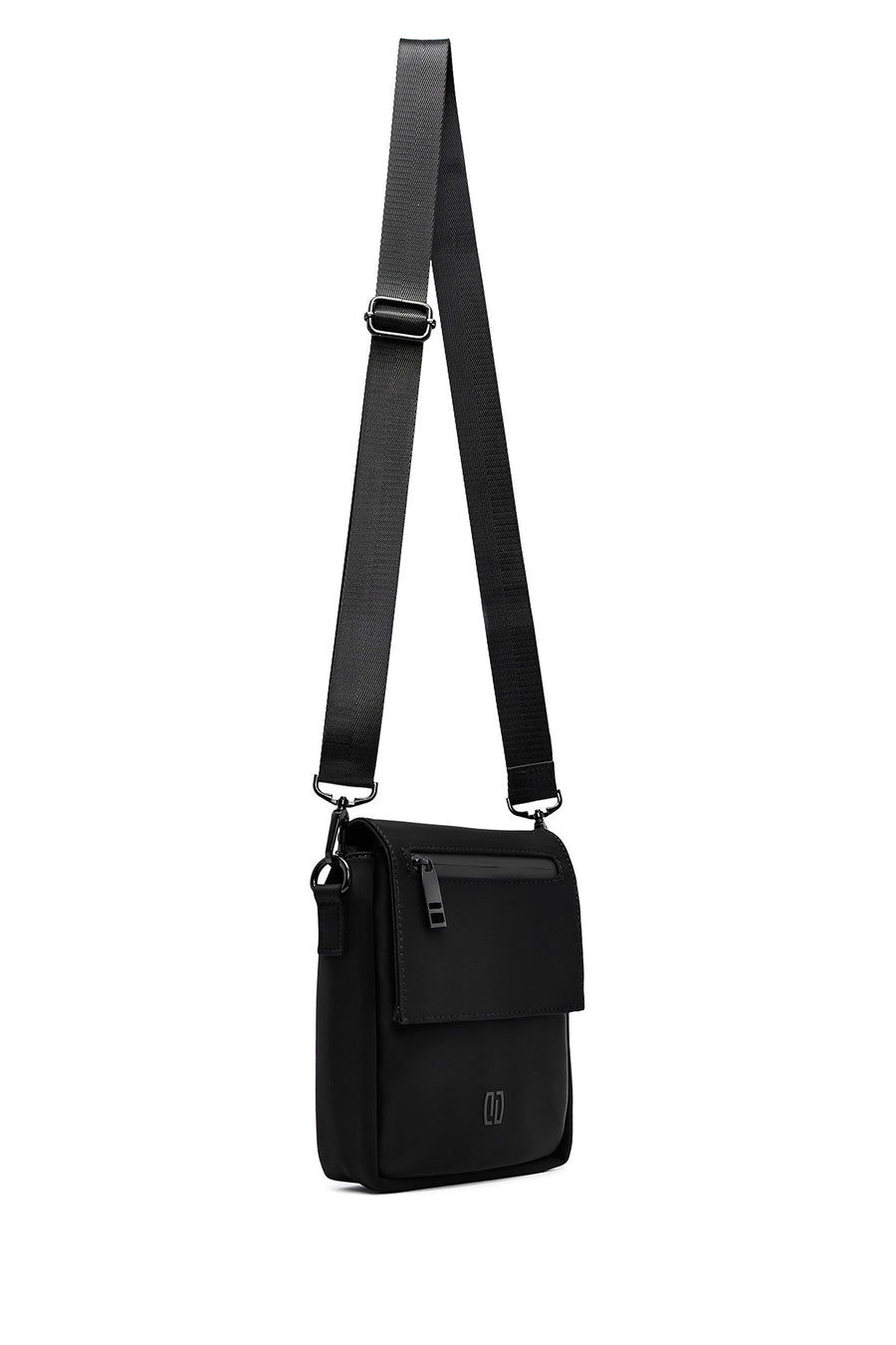 Men's Black Mini Messenger Bag