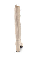 Women's Leather Heeled Boots | Derimod