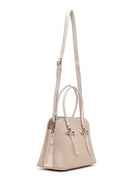 Women's Cream Long Strap Classic Handbag | Derimod