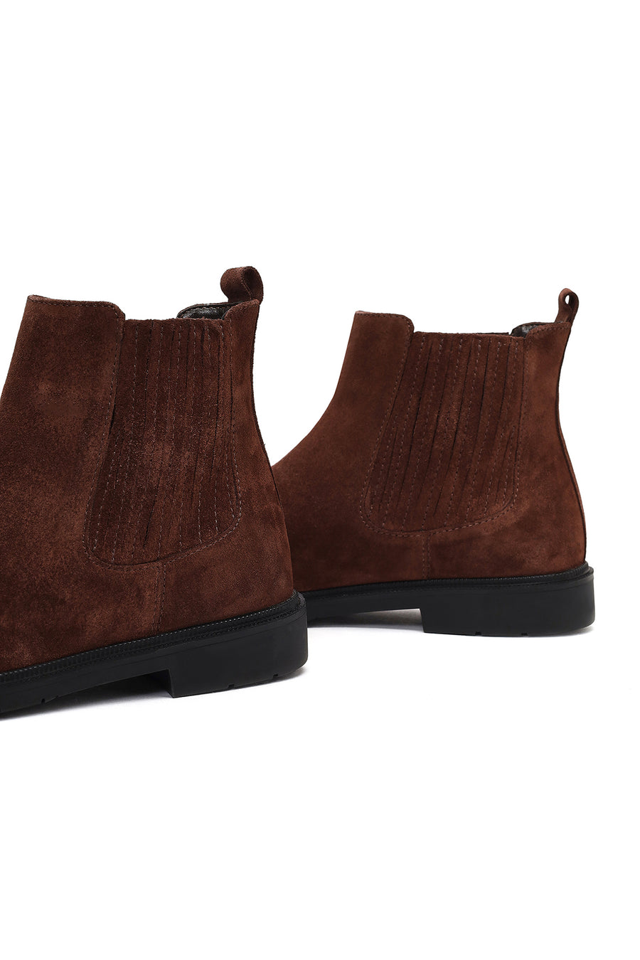 Men's Brown Suede Leather Chelsea Boot