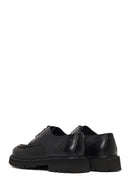 Men's Black Lace-Up Thick-Soled Leather Casual Shoe | Derimod