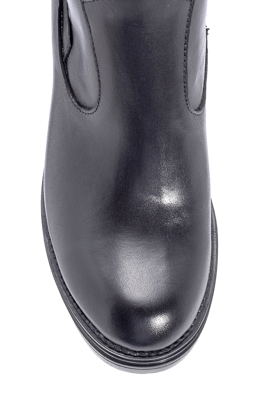 Women's Leather Heeled Boots