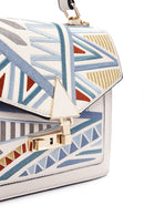 Women's Multi-Colored Printed Long Strap Shoulder Bag | Derimod