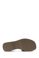 Woman Mink Thick-Soled Suede Slipper | Derimod