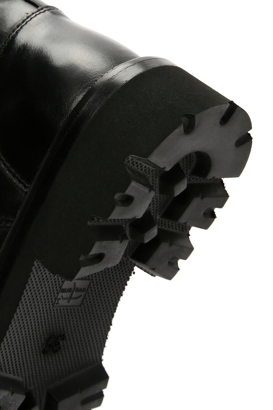 Women's Black Accessory Detailed Zippered Leather Boots