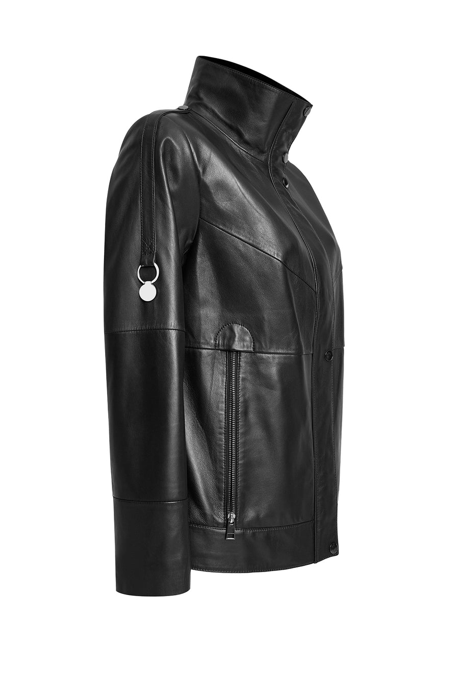 Luisa Women's Black Leather Jacket