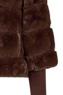 Dolomiti Woman Brown Short Teddy Coats | Derimod