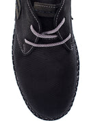 Men's Black Nubuck Leather Shoes | Derimod
