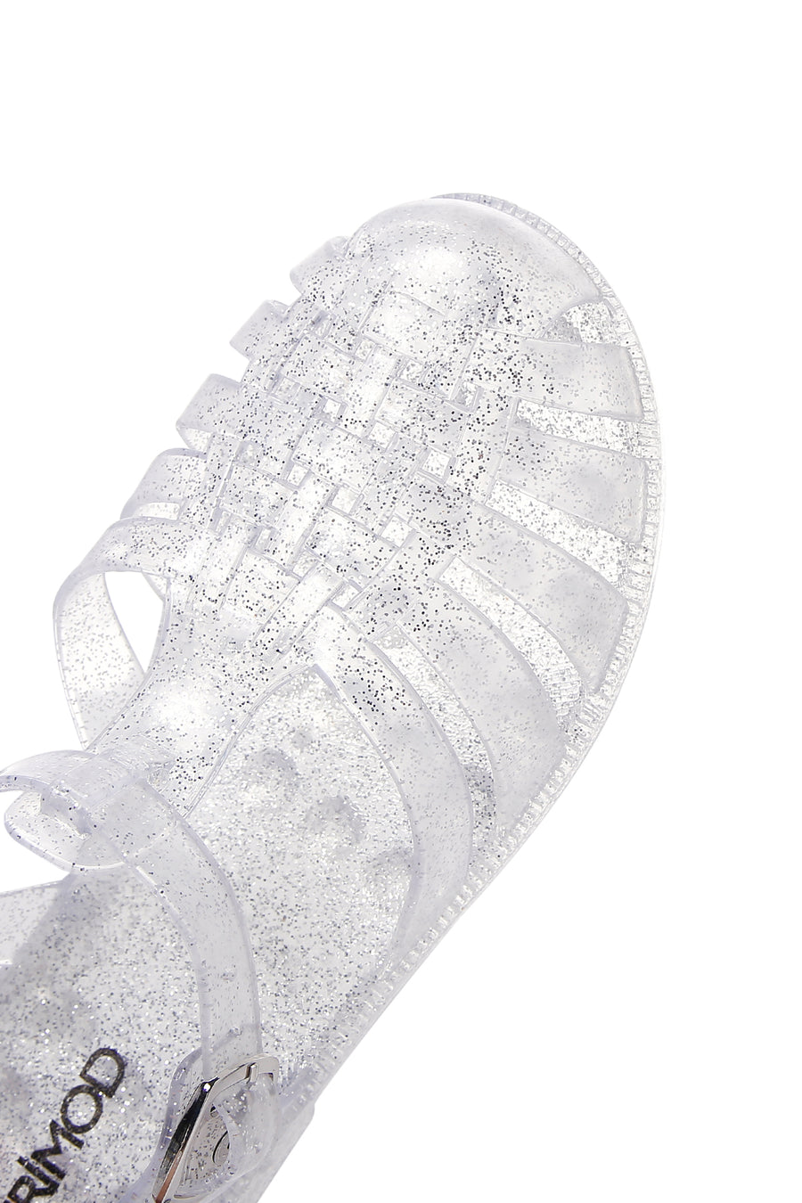 Women's Transparent Ankle Strap Jelly Sandals