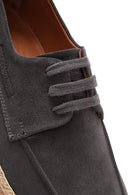 Men's Gray Lace-up Suede Leather Casual Shoes | Derimod