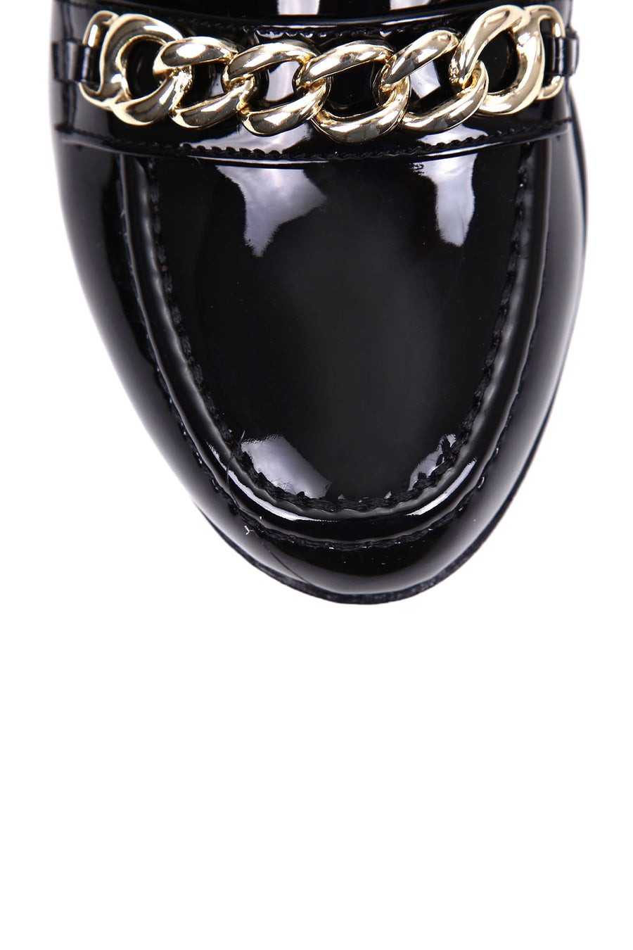 Women's Wedge Heeled Shoes with Chain Detail