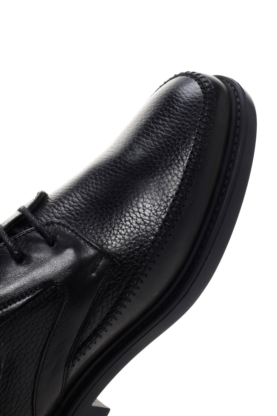 Men's Black Leather Casual Shoes