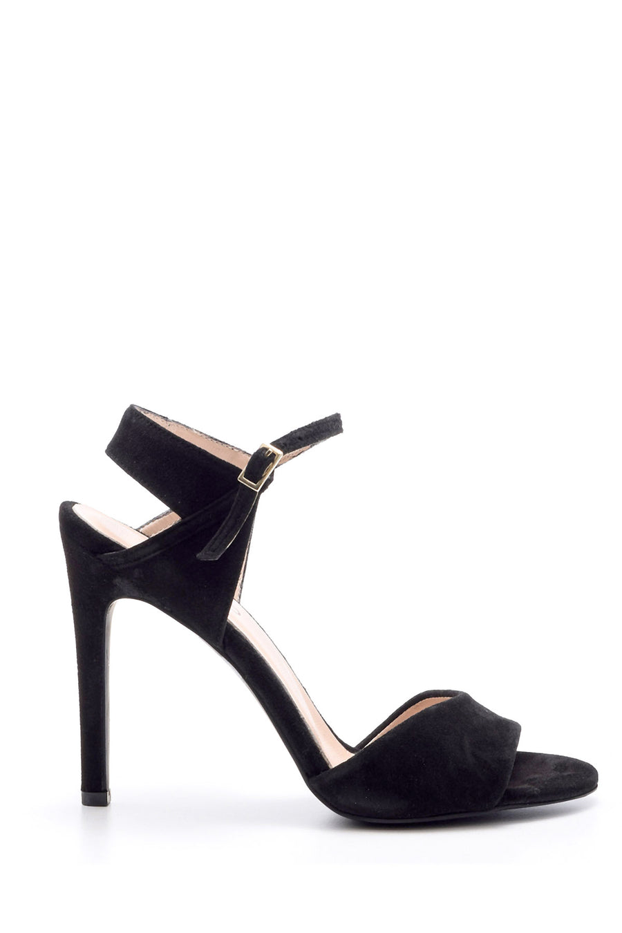 Women's Suede Heeled Shoes 19SFD140410 | Derimod
