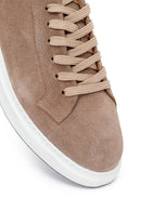 Male Beige Lace-Up Suede Leather Sneaker | Derimod