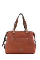Women's Brown Suede Shoulder Bag | Derimod