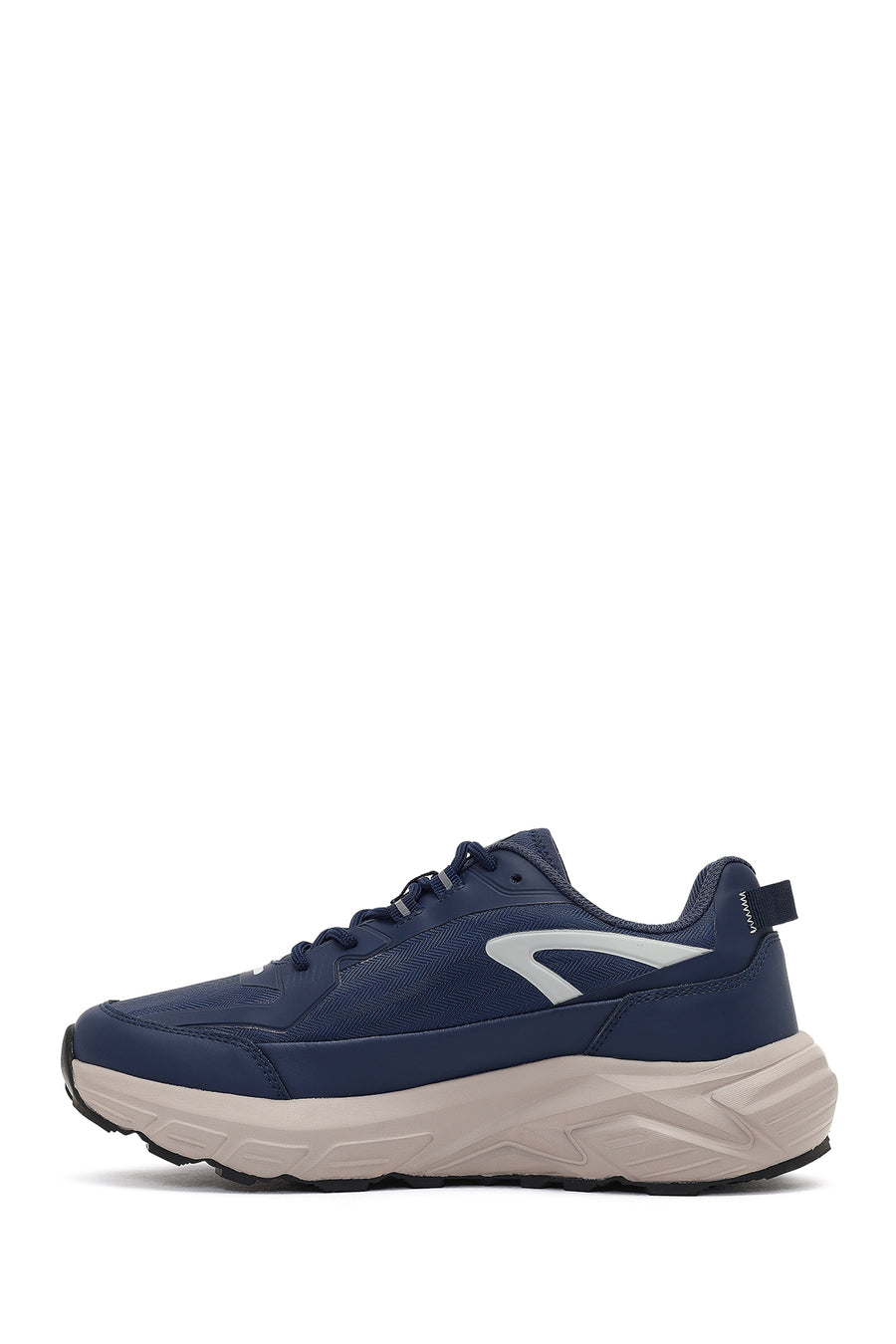 Derimod Studio Men's Navy Blue Lace-Up Thick-Soled Sneaker
