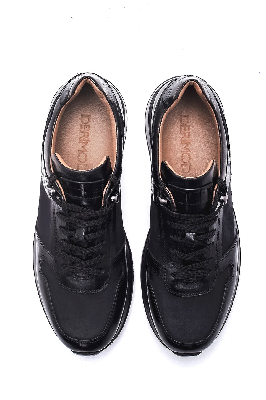 Erkek Deri Yüksek Taban Sneaker