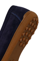 Male Navy Suede Loafer | Derimod