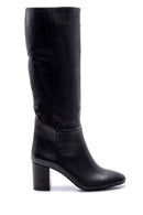 Women's Heeled Leather Boots | Derimod