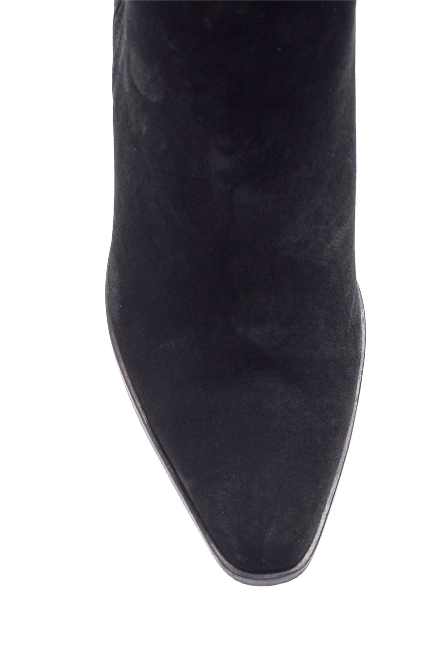 Women's Heeled Suede Leather Boots