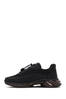 
Men's Black Thick Sole Lace-Up Leather Sneaker
 | Derimod