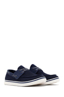 
Derimod Zero Men's Navy Blue Lace-Up Fabric Casual Shoes
 | Derimod