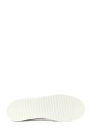 Women's White Lace-Up Leather Sneaker | Derimod
