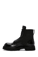Harley Davidson Men's Black Jesus Exc Laced Leather Boots | Derimod