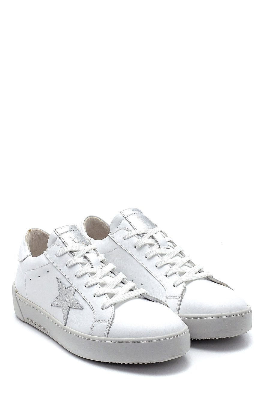 Women's Leather Star Detailed Sneaker