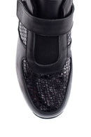 Women's Leather Snake Pattern Shoes | Derimod