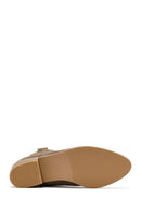 Woman Mink Suede Leather Cowboy Boots | Derimod