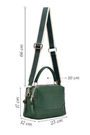 Women's Green Printed Long Shoulder Bag | Derimod