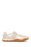 Woman Gold-Banded Sport Ballerine Shoes | Derimod