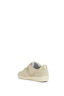 Geox Women's Beige Myria Lace-up Leather Sneaker | Derimod