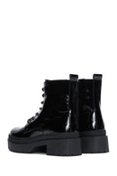 Women's Leather Patent Leather Boots | Derimod