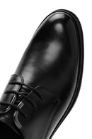 Men's Black Laced Leather Classic Shoes | Derimod