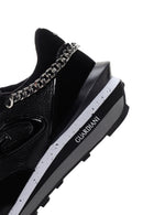 Alberto Guardiani Women's Black Wen Leather Thick Soled Sneaker | Derimod