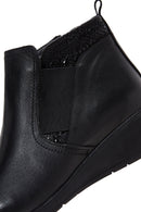 Women's Leather Wedge Heel Boots | Derimod