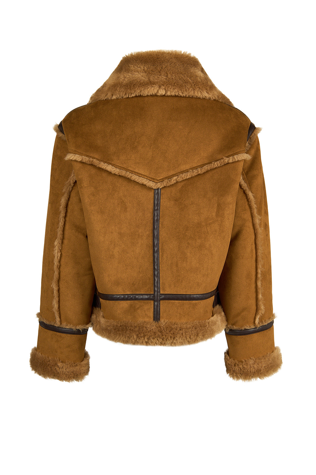 Stokholm Kadın Camel Oversize Teddy Mont