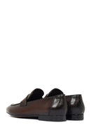 Derimod Black Erkek Kahverengi Deri Klasik Loafer | Derimod