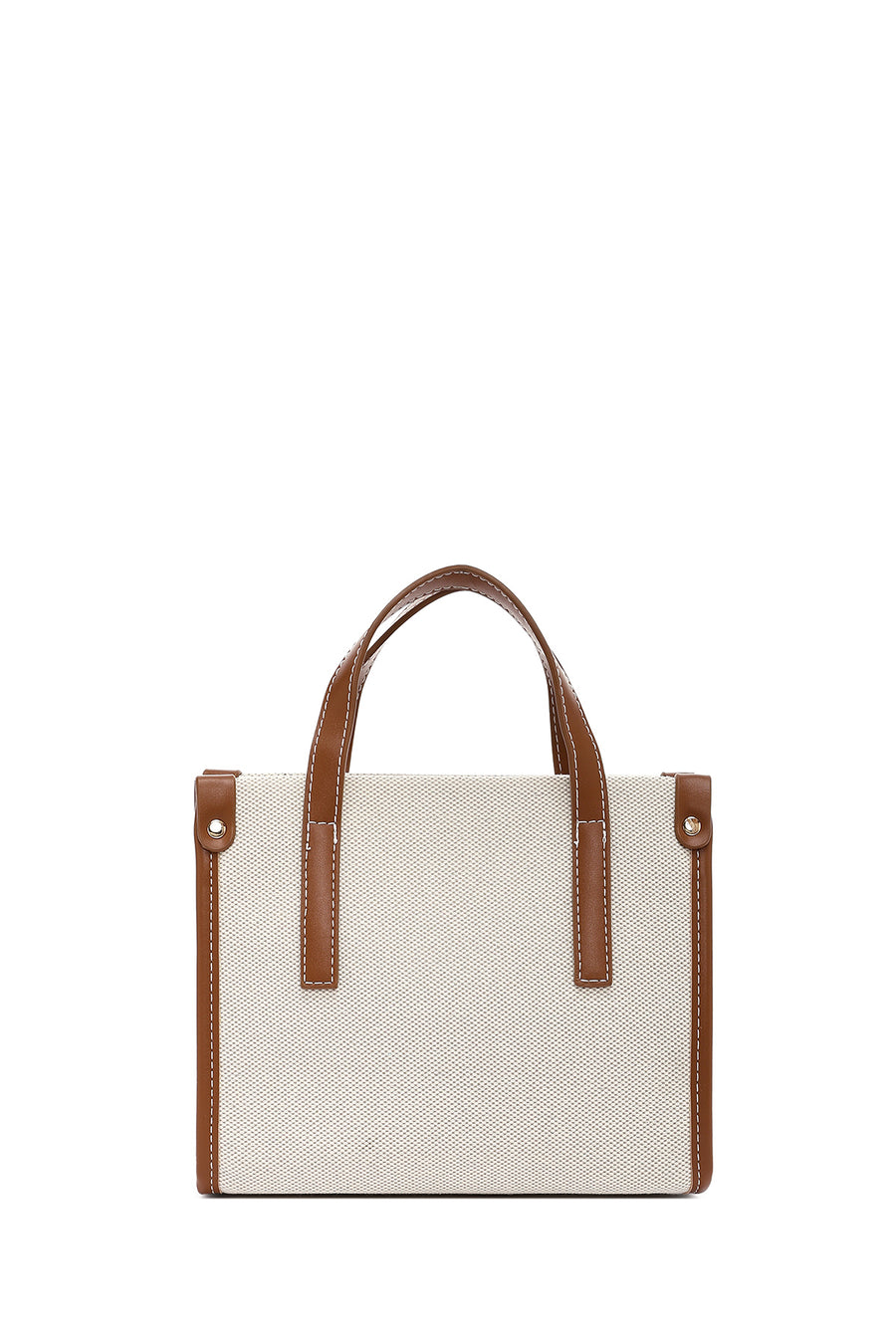 Women's Beige Long Strap Fabric Crossbody Bag