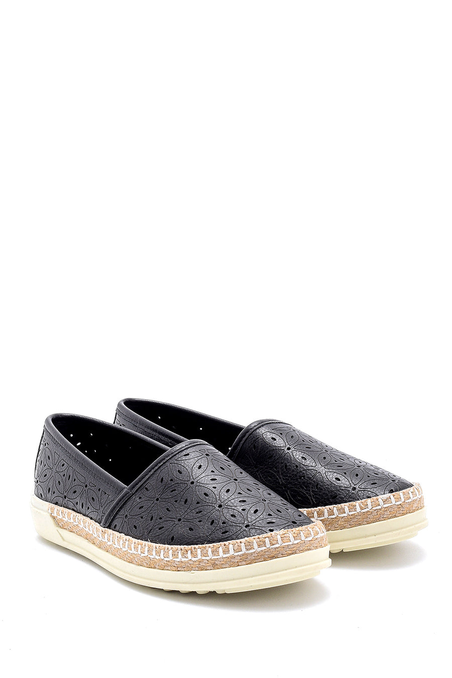 Women's Straw Detailed Shoes