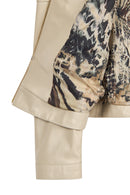 Donna Women's Beige Short Leather Jacket | Derimod