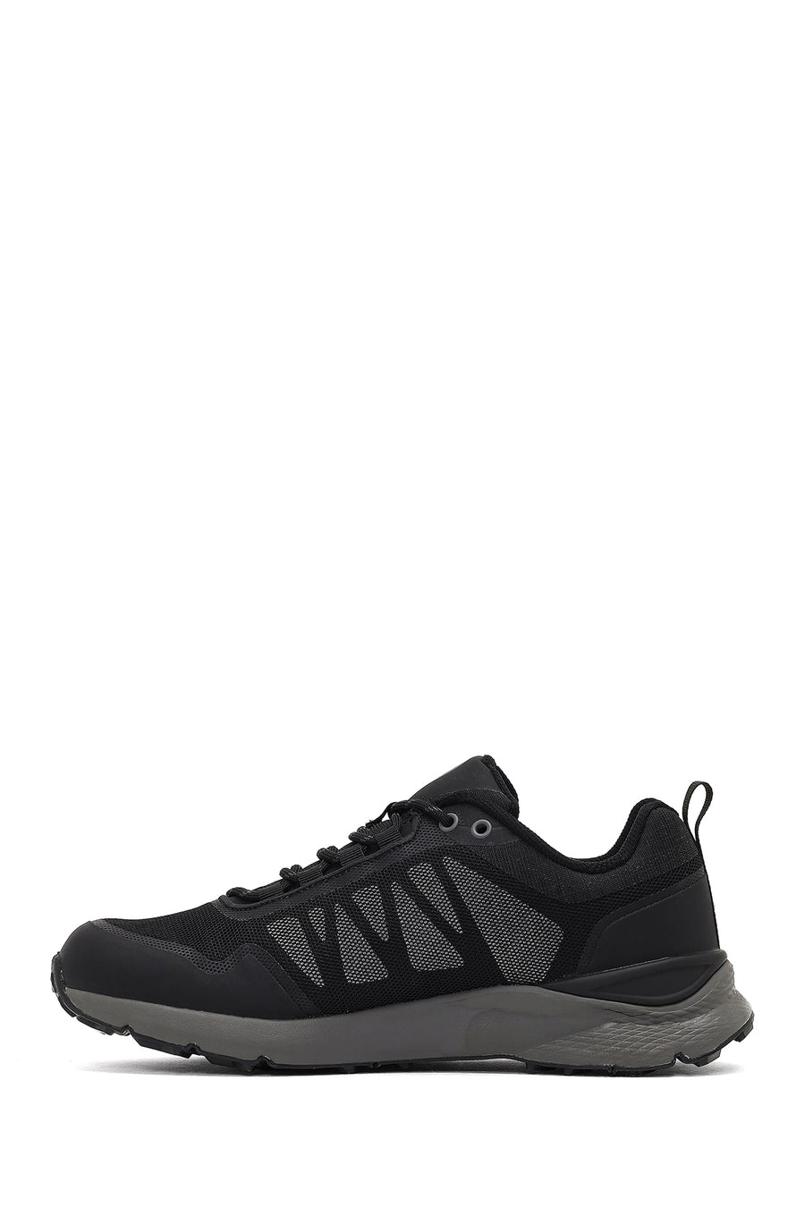 Derimod Dry Men's Black Lace-Up Fabric Sneaker