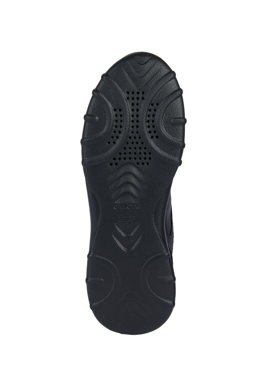 Geox Women's Black Alleniee Suede Detailed Sneaker