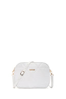 Women's White Long Strap Quilted Crossbody Bag | Derimod