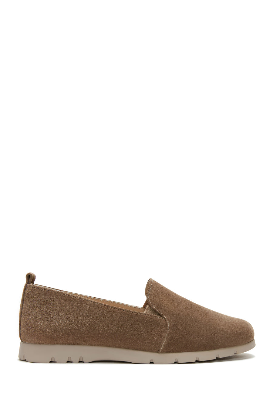 Women's Mink Suede Leather Comfort Loafer 22SFD150510 | Derimod