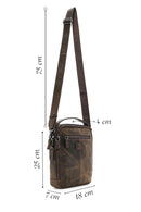 Men's Mink Leather Messenger Bag | Derimod